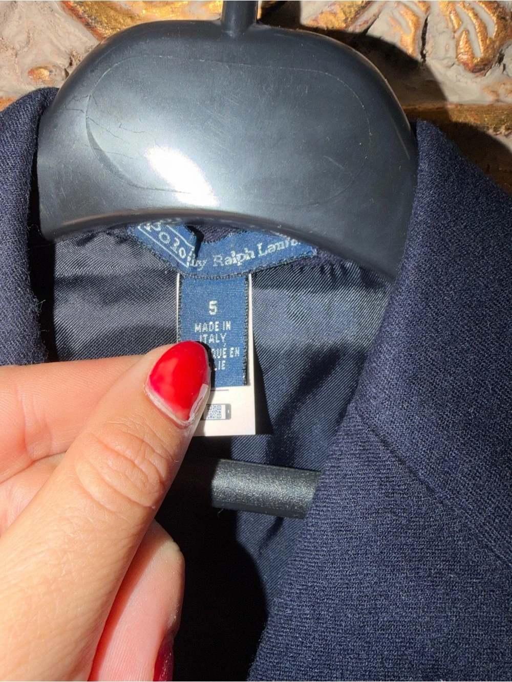 Ralph Lauren Boys Navy Blazer with Gold Buttons